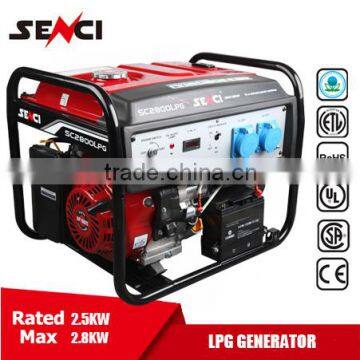 2.8kw lpg generator set