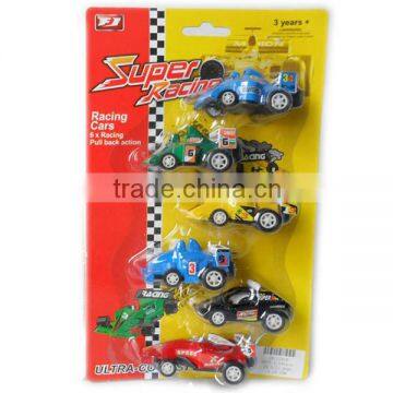 6 Pcs kids plastic friction cars for sale