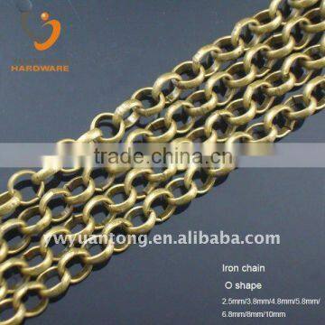 Anti bronze color iron chain