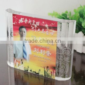 personalized 3d laser crystal photo cube for birthday gift