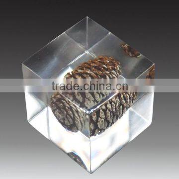 hot sale transparent acrylic resin block