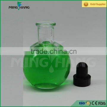 Round Fragrance Aroma Diffuser Glass Bottle With Cork photo-3