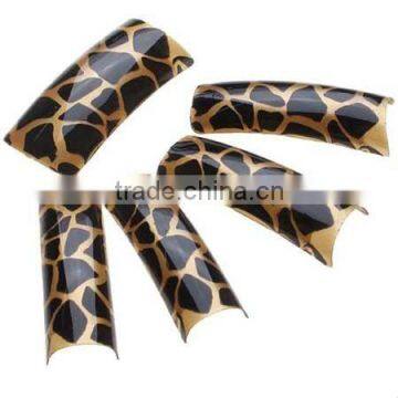 Golden&Black Design French Acrylic Nail Tips X 100 HN320