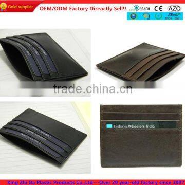 PU leather cheap credit card holder