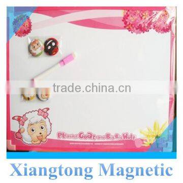 lovely pink erasble cheap magnetic drawing & writing board