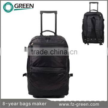 Polyester waterproof trolley travel bag wholesale