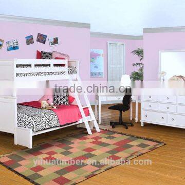 mdf wood double bed models for kids