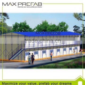 Low cost Africa Prefabricated House with light steel