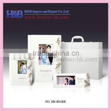 H&B top sale 12x18 white wedding photo picture album