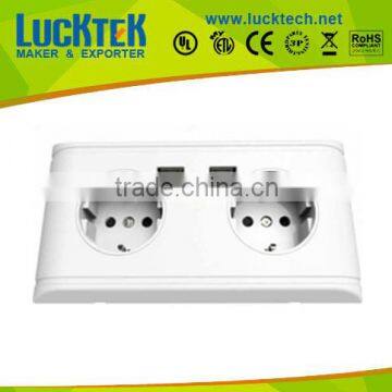 Euro Type Socket USB Face plate