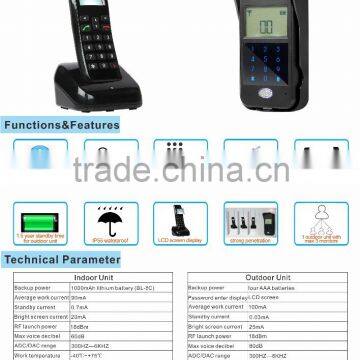 Wireless Audio Door Bell Two Way Audio Intercom Duplex Intercom for Villa and Apartments photo-2