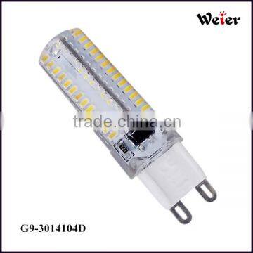 Iron Crystal Led Ceiling light Pendant lamp 104smd silicone g9