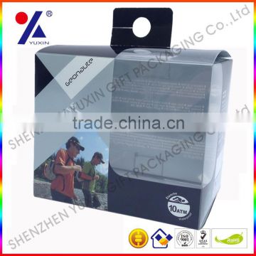 Customized Design PVC Plastic Boxes/Foldable PVC Plastic Boxes/With Hanger Foldable PVC Plastic Boxes