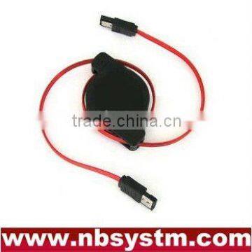 flexible ESATA cable male to male, hard disk data cable