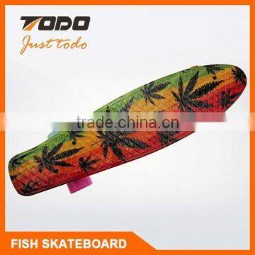 Christmas gift blank bamboo skateboard decks