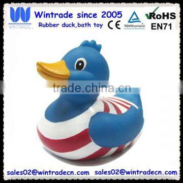 Red/white T-shirt design duck toy uniform style promotion duck