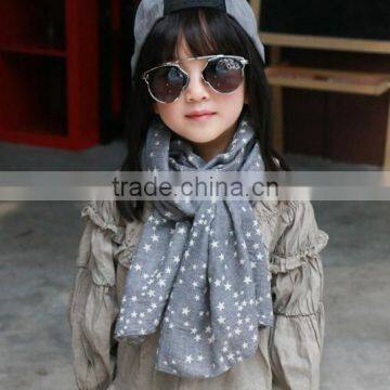 MS81046C Winter 2016 Kids Full Star Printed Neckerchief Scarves