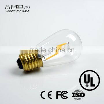 Clear Led Filament Light Bulb Edison Vintage 2W 3W 4W ST45 ST58 ST64 Edison Dimmable LED Filament Bulb photo-3