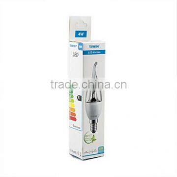 TUV GS CE ROHS CERTIFICATE E14 4W Led Twisted Led Bulb Candle Light photo-4
