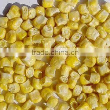 Frozen dried sweet corn