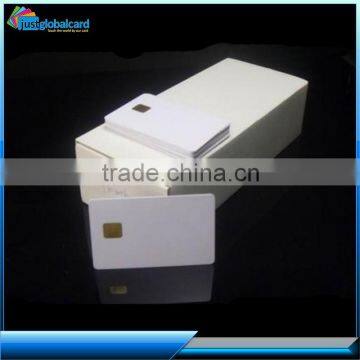 2015 Hot Sell blank contact rewritable plastic smart card with SLE4442 chip