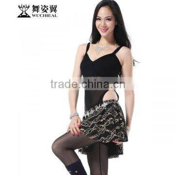 Wuchieal Hot Sale High Quality Cotton Hot Girl Belly Dance Bra Top photo-2