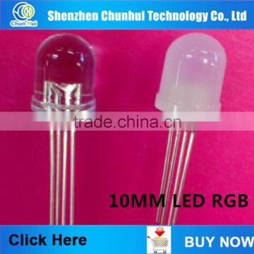 10mm rgb led 4-pin rgb led diode multi-color led diode