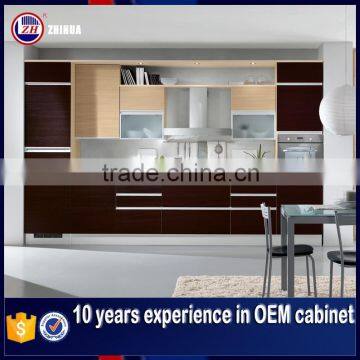 Guangzhou Zhihua Lacquer Painted Light Color Kitchen Cabinet photo-3