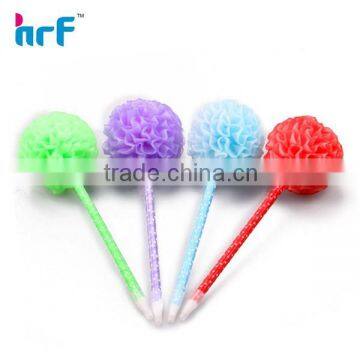 colorful advertising gift ball pen with flower