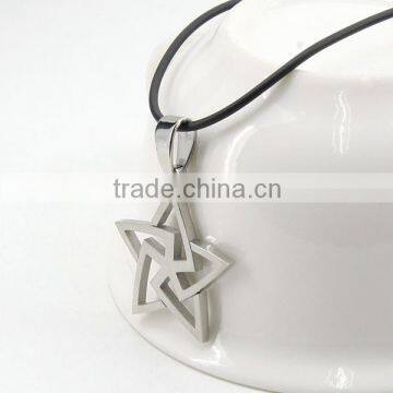 Unique girl star designed with silver magnetic pendant for boy and girl