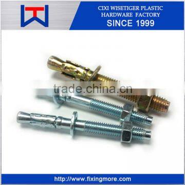 carbon steel color zinc plated Wedge anchor M10