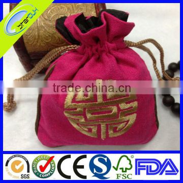 professional promotional drawstring cotton bag