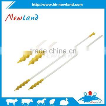 2015 new type disposable foam tip Spiral catheter for pig farm