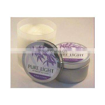 Scented Soy Wax Candle in Tin Box