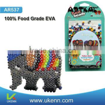 ARTKAL Best selling Elephant toy 89 colors perler beads kit for education