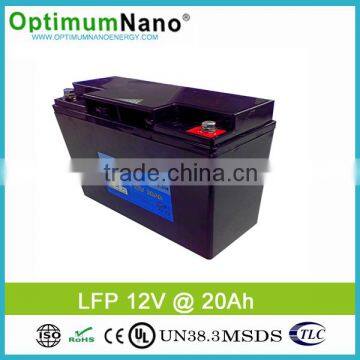 Lithium battery 12V 20Ah ups battery