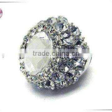 Crystal glamorous style stretch ring