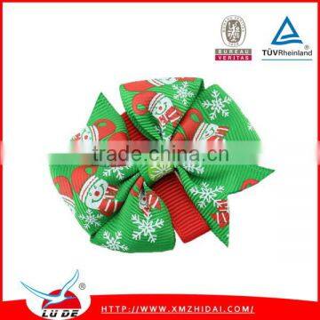 Christmas Decoration Use 3 Inch Hair Bows no Clip photo-3