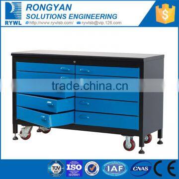 garage tool bench with tool hanger board/garage work bench on wheels