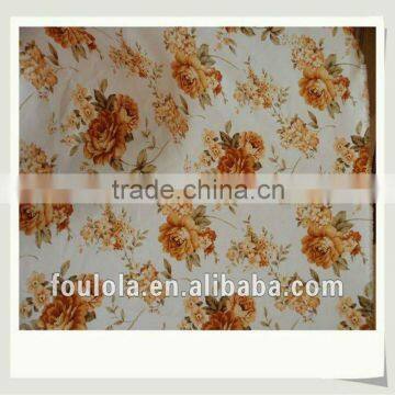 100% Polyester Yarn Printed Curtain Table Cloth Fabric Material