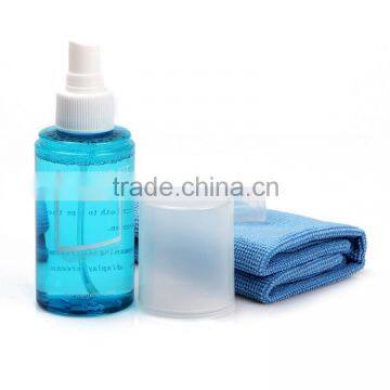 120ml professional cleaning solution with 30*30 cleaning cloth LCD screen cleaning kit