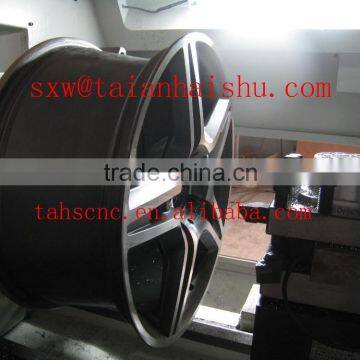 Global After-sales CK6187W cnc lathe with digitizer probe for car alloy wheels