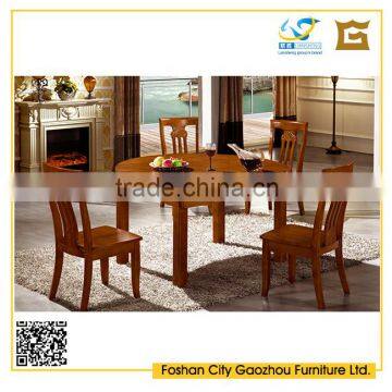 Home Furniture Solid Wood Dining Table With Chairs