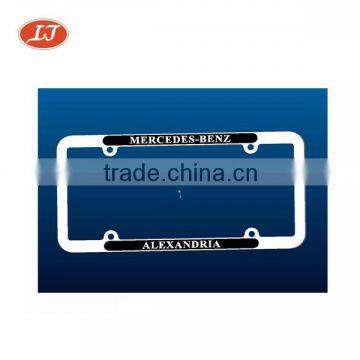 2015 Top Fashionable New Design With Logo Car License Plate Cover (md-01a)