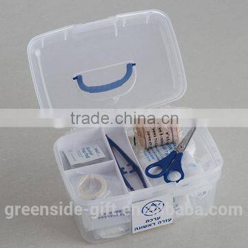 plastic first aid kit with lock