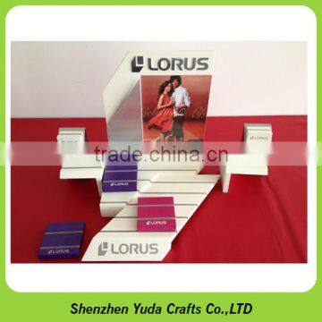 Large Wooden Watch Stand Unit Brand Logo MDF Stand for Watches photo-2