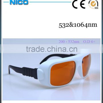 Top selling 532nm and 1064nm Laser Safety Glasses glosses