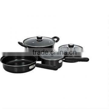 Non-stick cookware set/3pcs carbon steel cookware set Language Option French