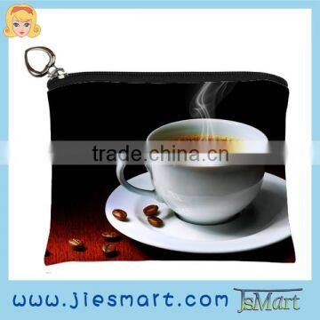 JSMART Change purse coffee brand custom printing bag