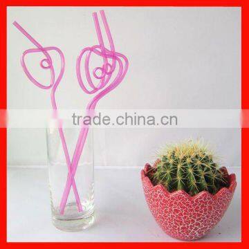 Cute pvc party straw